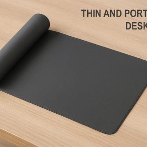 Thin and Portable Desk Mat for Travel and Small Workspaces